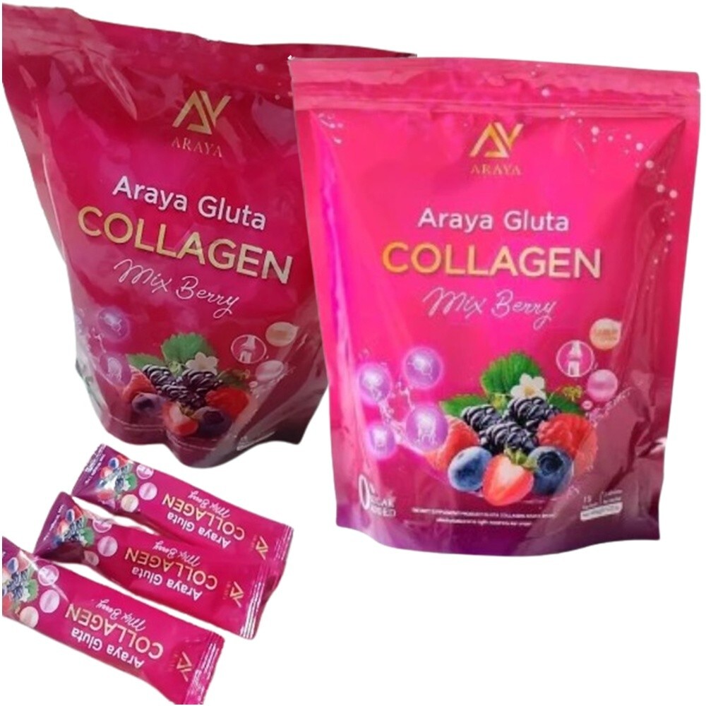 8X Araya Collagen Mix Berry Dietary Supplement Nourish Bones Joints Skin Health