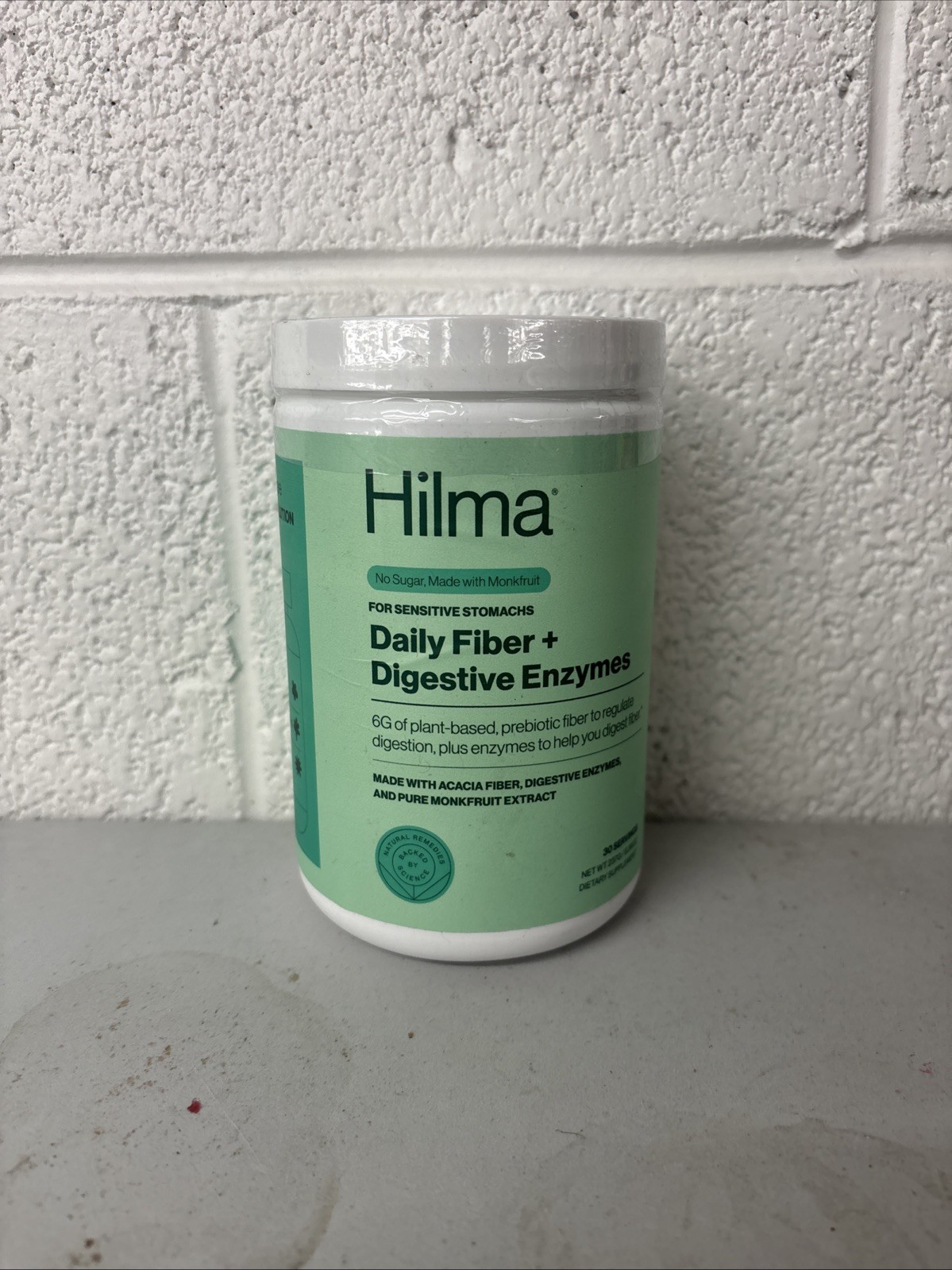Hilma Daily Fiber and Digestive Enzymes Fiber Supplement Powder Exp: 11/26