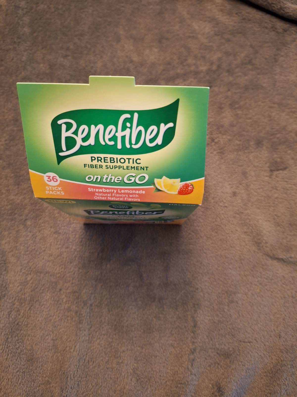 Benefiber On The Go Prebiotic Fiber Strawberry Lemonade 35 Pk Open Box Exp 09/27