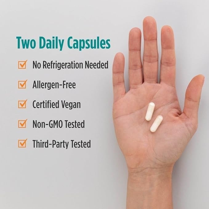 Nordic Naturals Nordic Flora Daily Probiotic 60 Capsules 12 Billion CFU