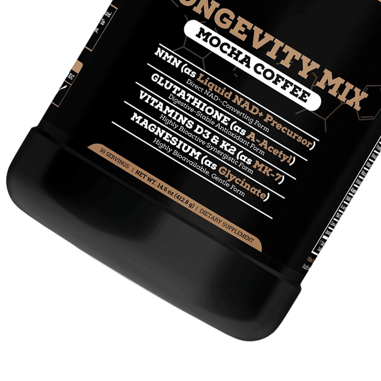Black Forest Longevity Mix Liquid Alternative Mocha Coffee 10-in-1
