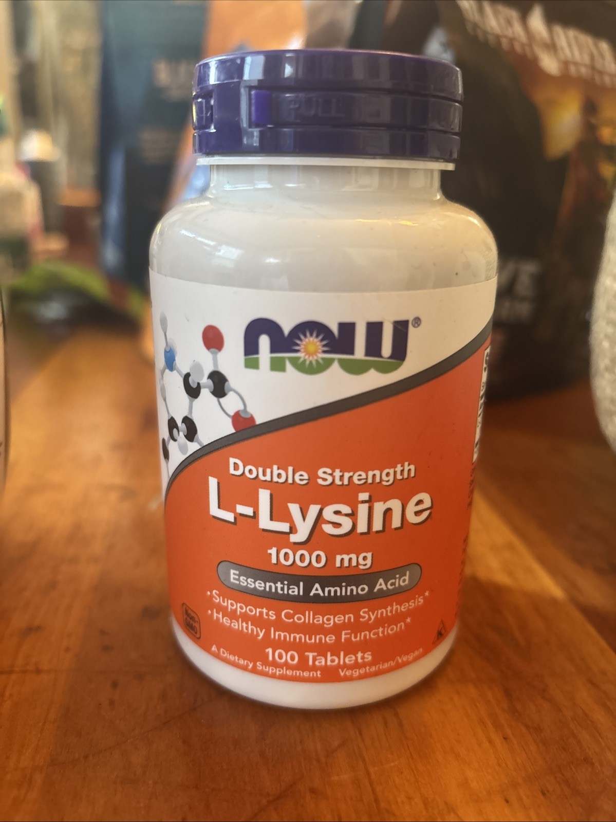 Now L-Lysine 100 Tablets