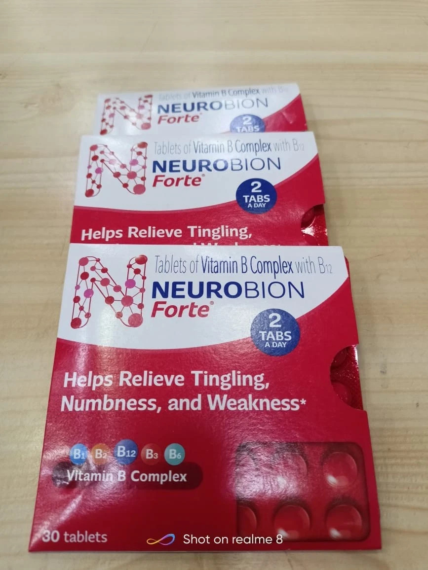 Neurobion Forte with Vitamin B Complex 300 Tab Long Expiry – Free DDP ship USA