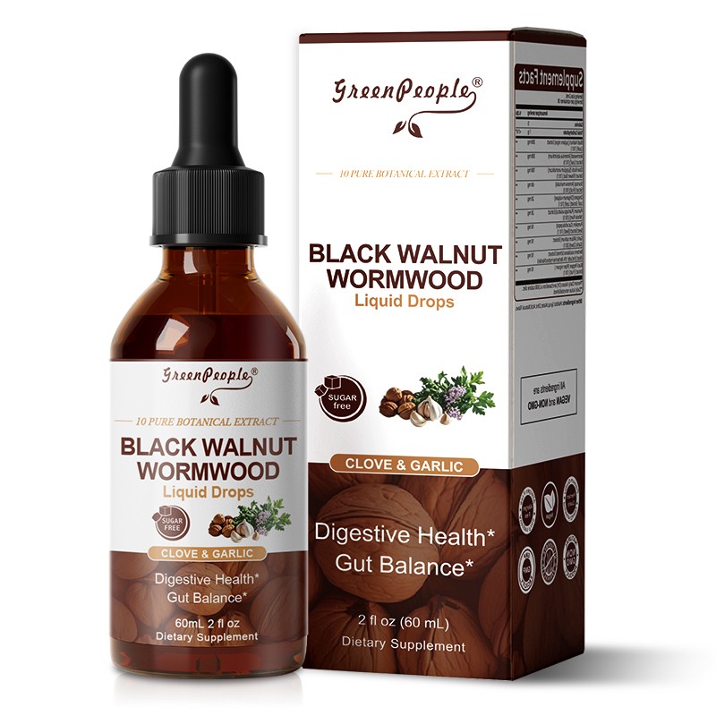 Parasite Cleanse Tincture/Extract-Wormwood, Black Walnut Hull, Clove 2-12oz