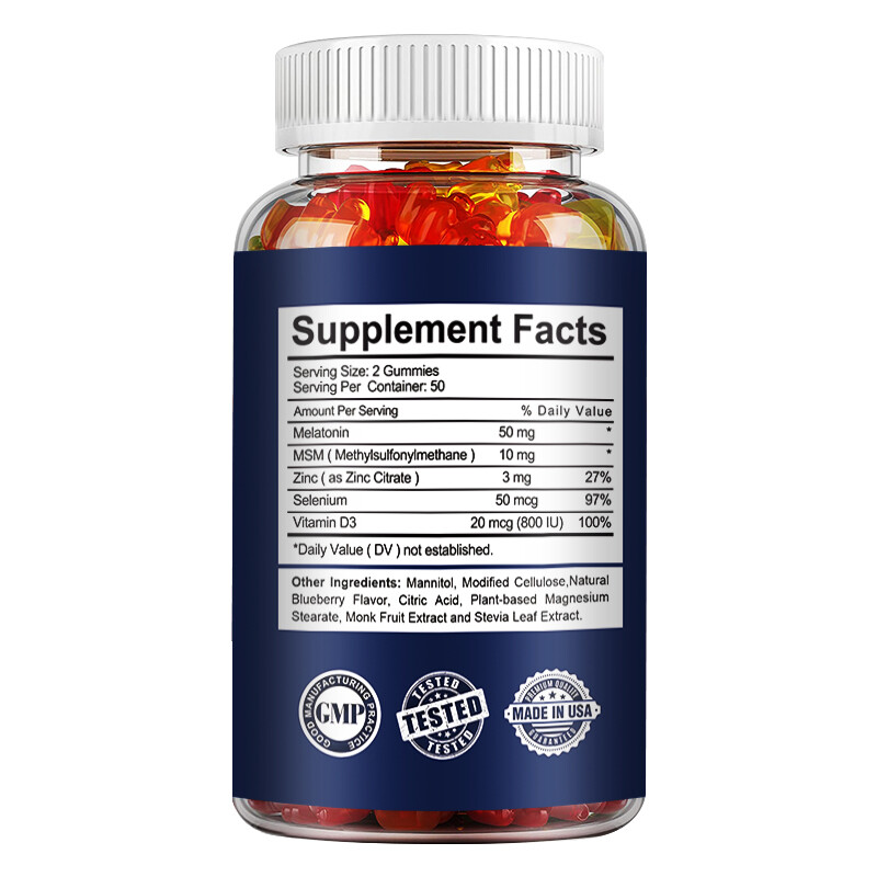 Melatonin 50mg – Sleep Aid Supplements, Regulate Sleep Cycle, Promote Relaxation