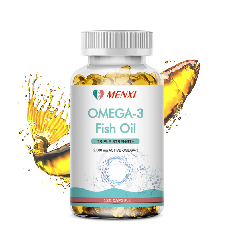 10/120Caps 2500mg Omega 3 & 3600mg Fish Oil Tablets EPA & DHA Heart Health MX