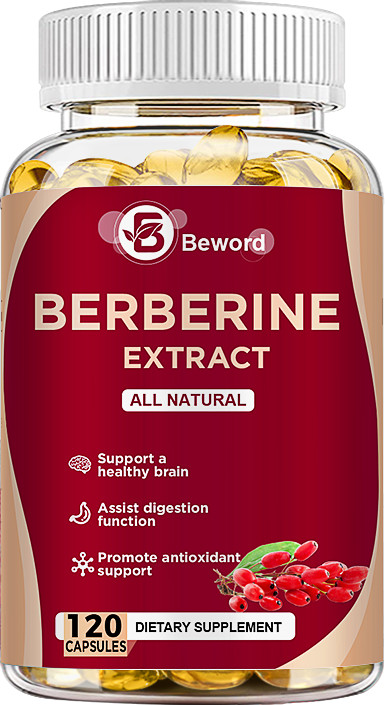 2 Packs Berberine 1200mg High Absorption For Blood Sugar Immune 3 Months Supply