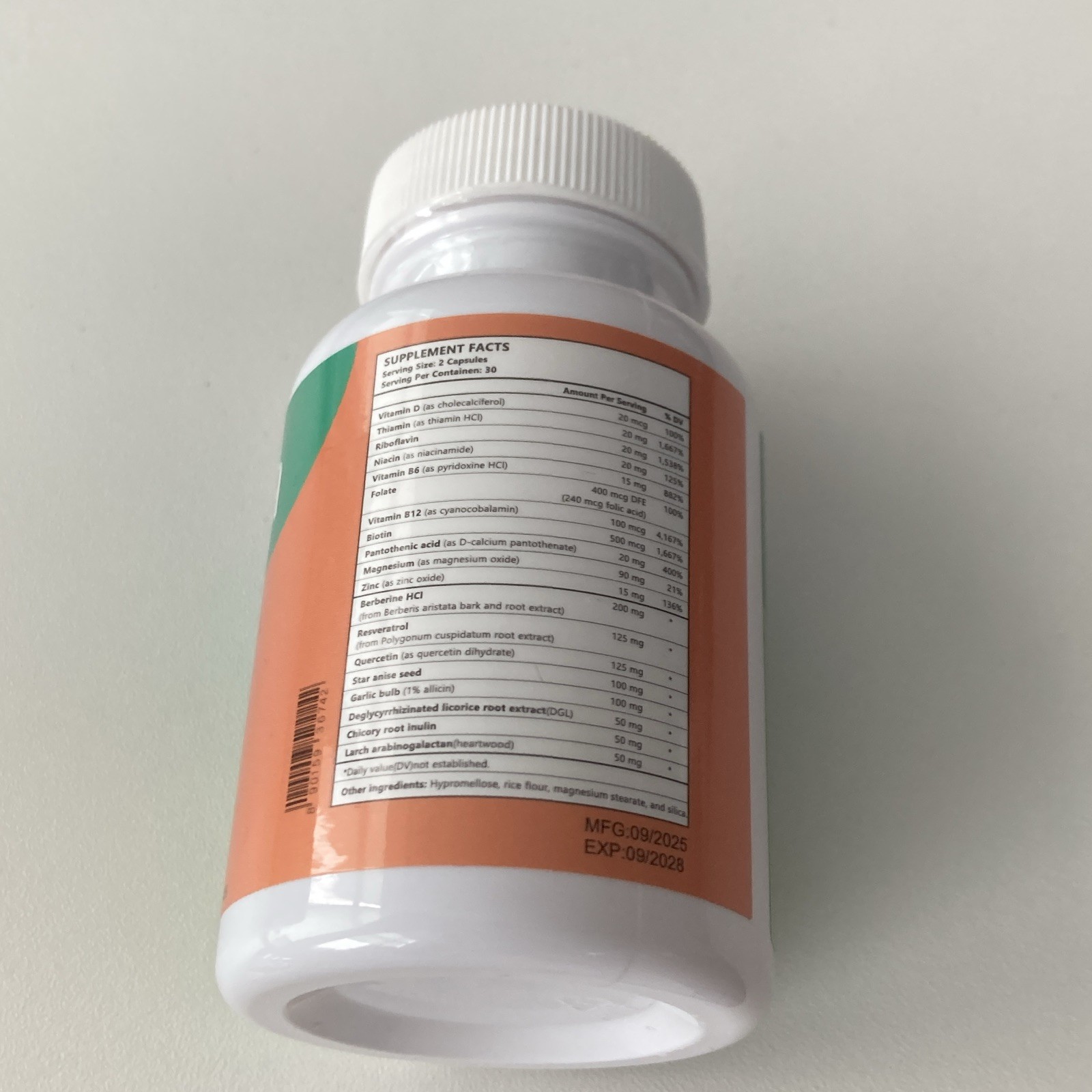 Emma Gut Health Supplement | Bloating Relief | Gut Regularity | 60 Capsules