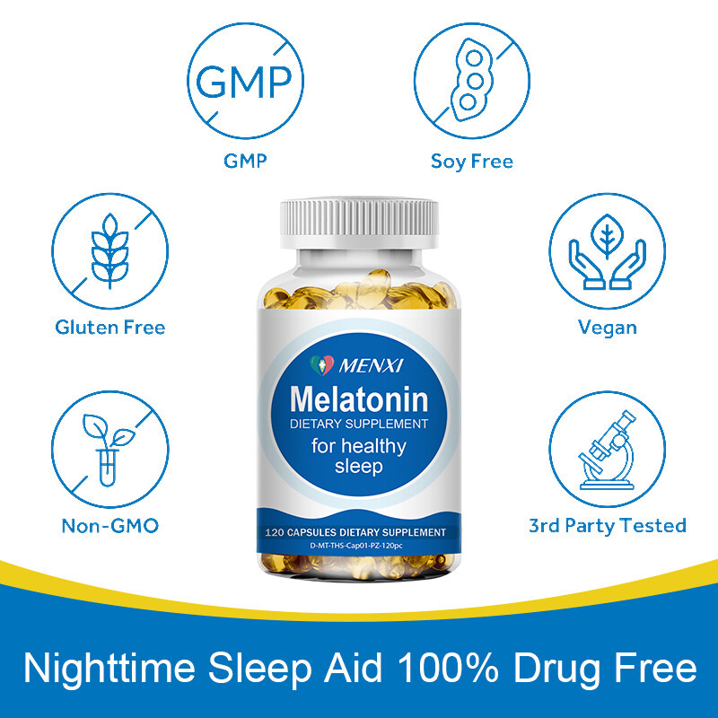 Sleep Support Capsules 10mg Dietary Supplement Sleep Aid 10/60/120ct Deep Sleep