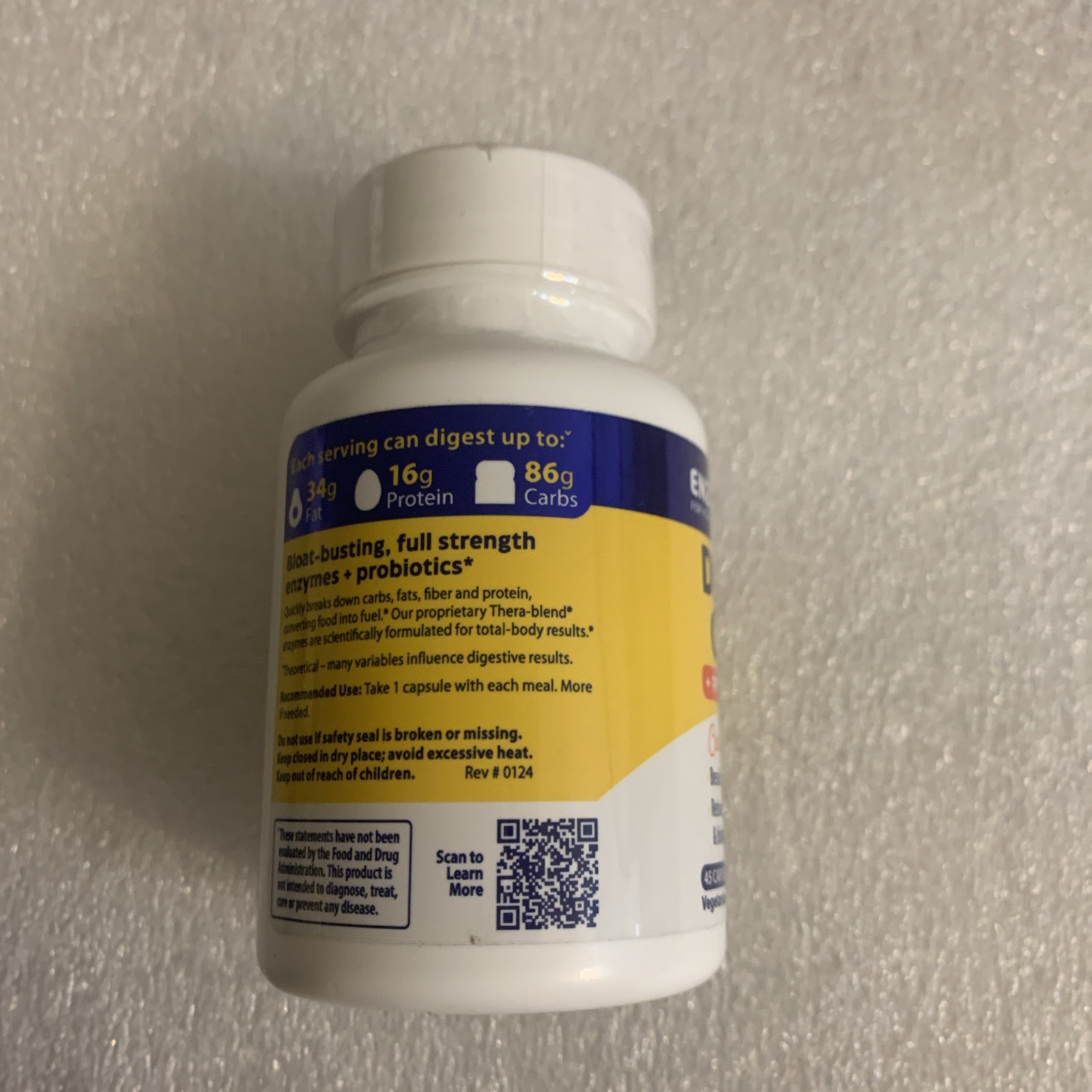 Enzymedica Digest Gold + Probiotics Supplement, 45 Capsules exp 3/2026 SEALED
