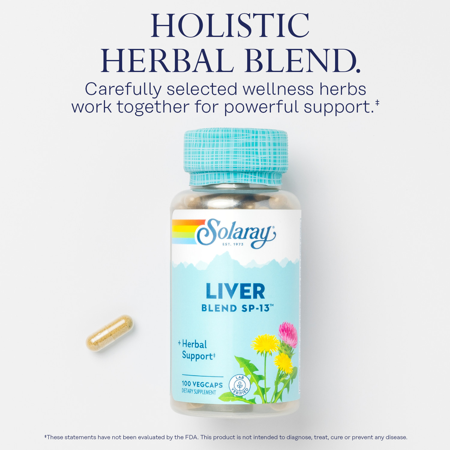 Solaray Liver Blend SP-13 | 100 VegCaps