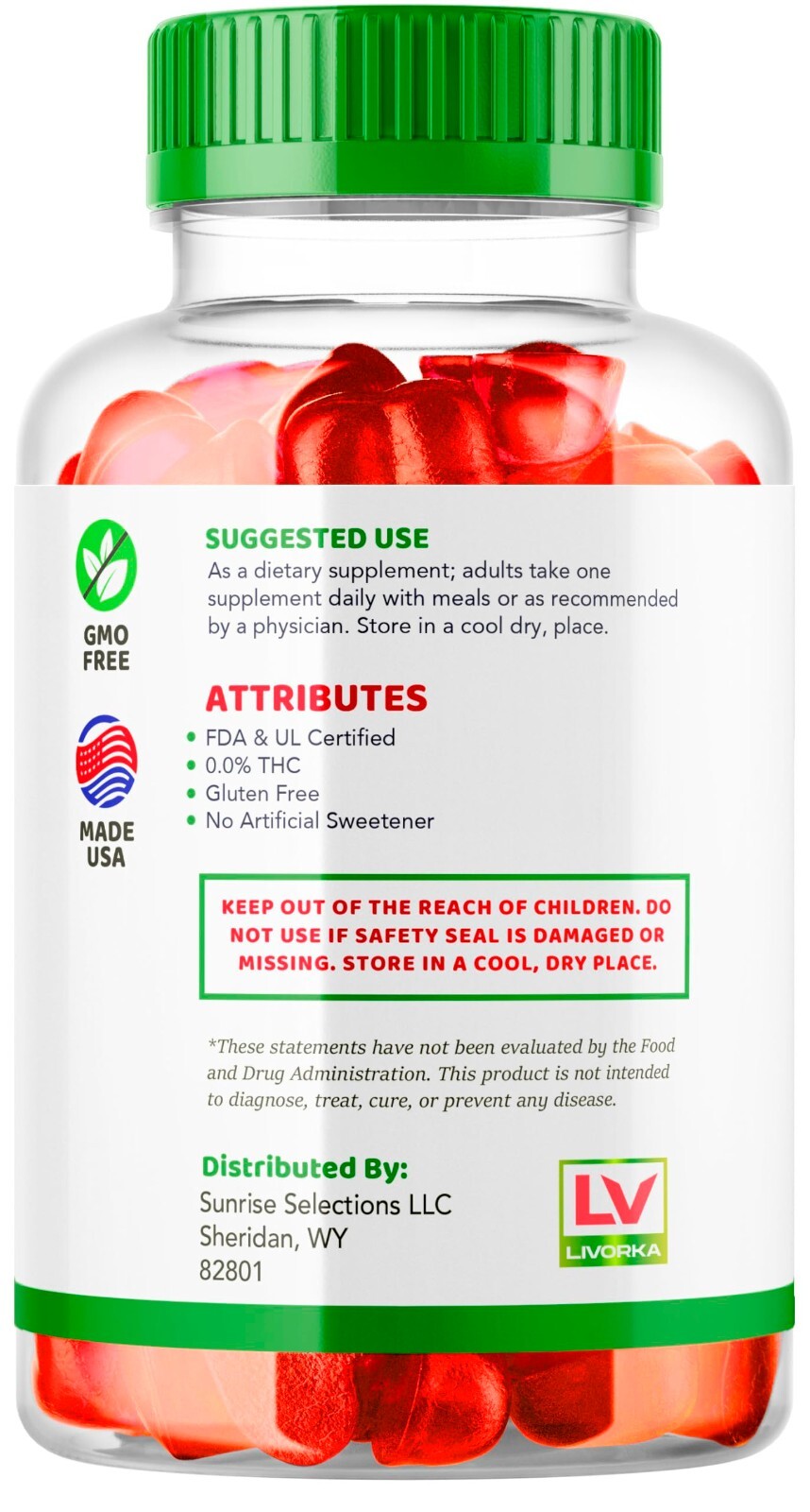 Natural Bliss Gummies, 30 Gummies 30 Count (Pack of 1)