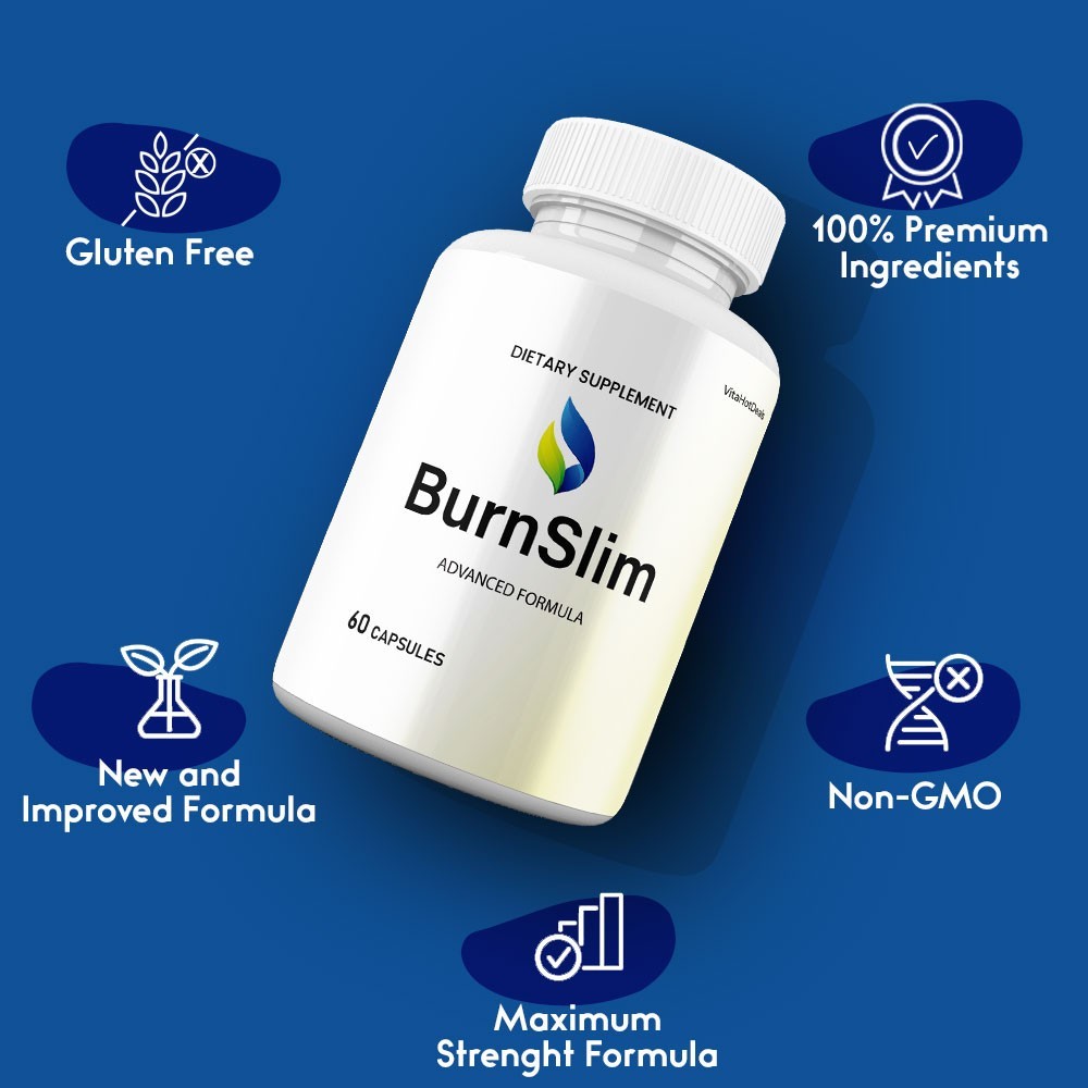 BurnSlim Capsules, Max Strength, Burn Slim Natural Supplement (3 pack)