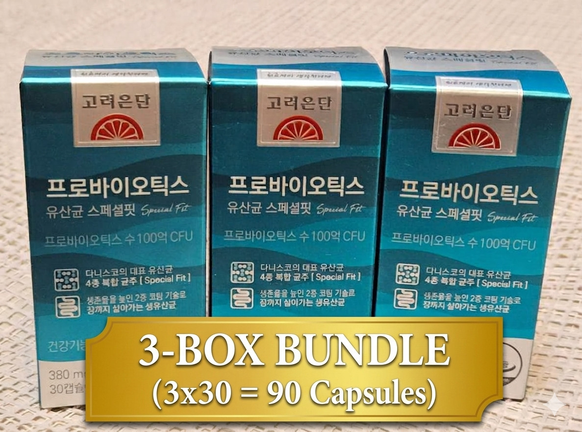 KOREAEUNDAN Probiotics Special Fit Daily Gut Health 10 Billion CFU 30 Capsules