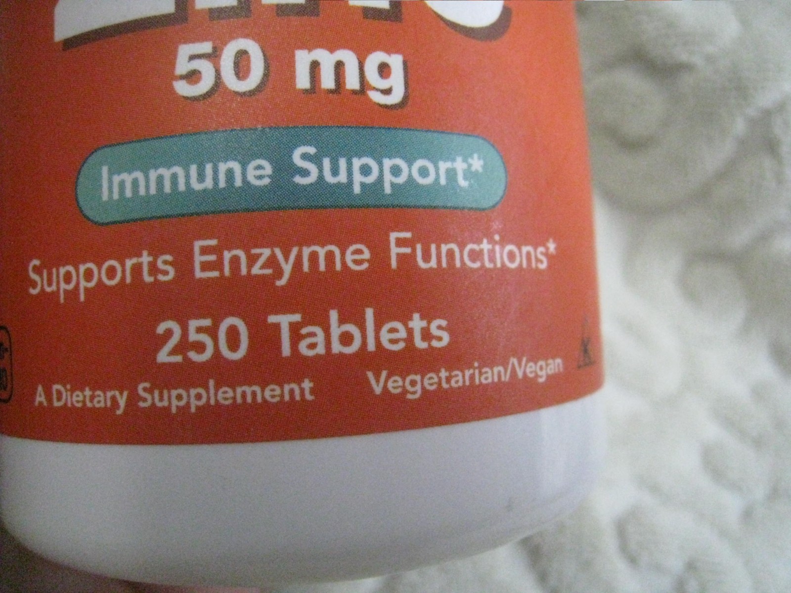 NOW FOODS Zinc 50 mg 250 Tablets 06/2025 Immune Support fast free shipping!