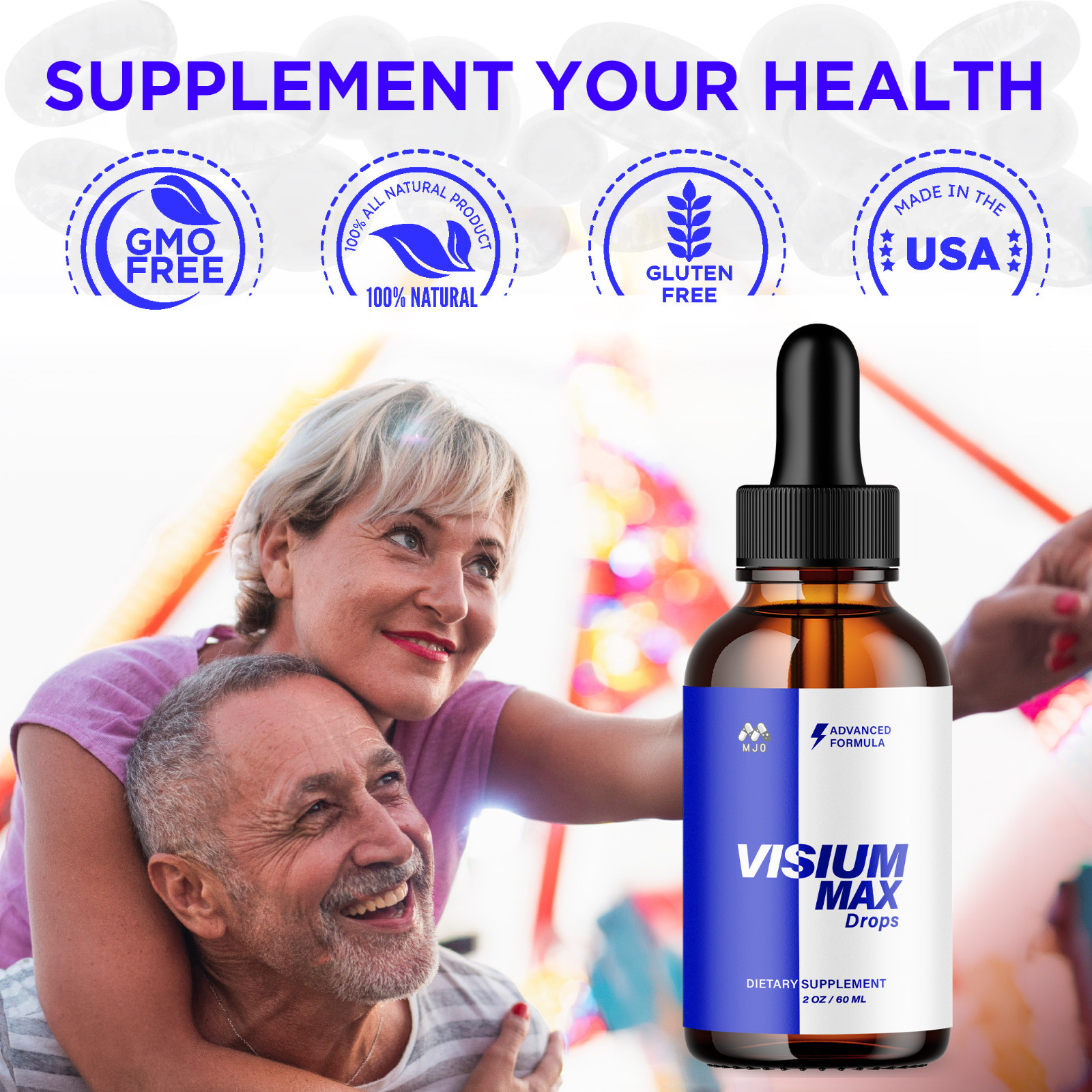 (1 Pack) Visium Max Drops Support for Healthy Eye Function VisiumMax 30 Servings