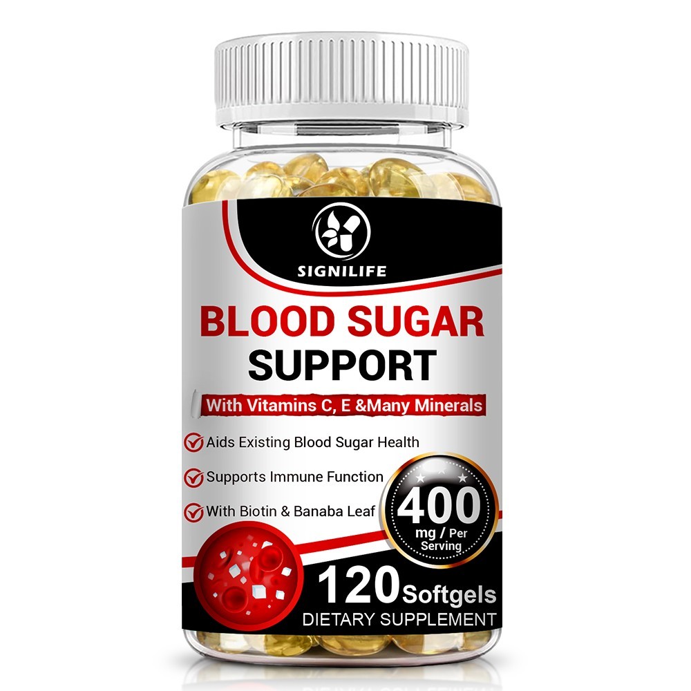 Blood Balance Capsules – Blood Sugar Support & Blood Pressure Supplement 120Pill
