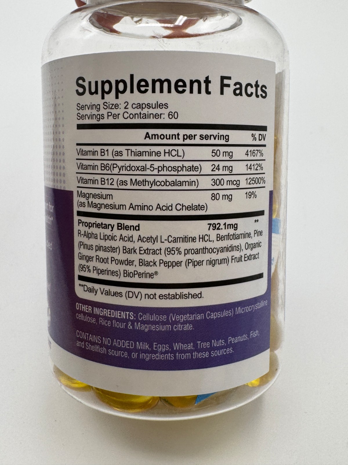 GREVIP Relieve Sciatica 120 Capsules Nerve Support R-Alpha Lipoic EXP: 3/2028