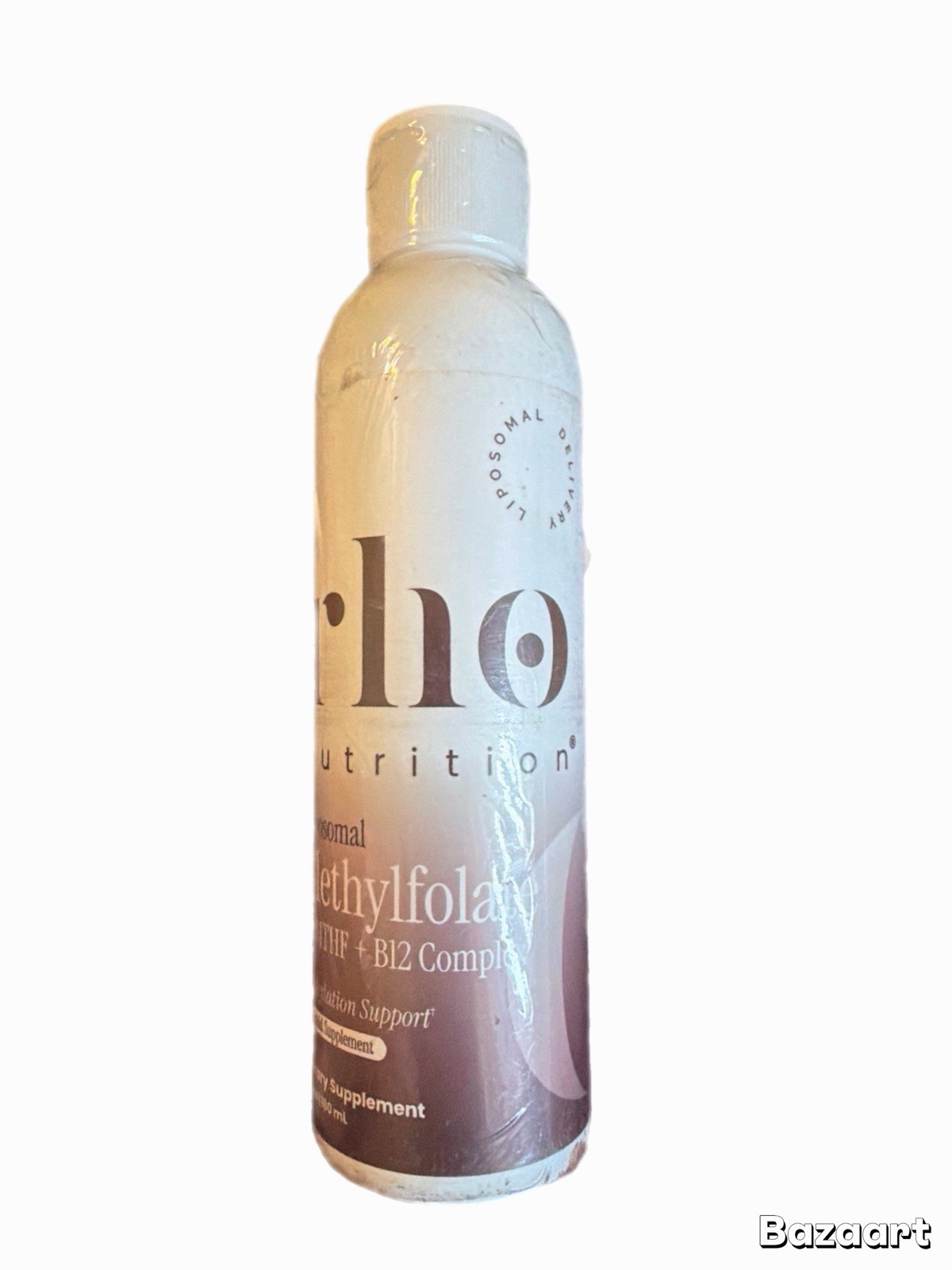 Rho Nutrition Liposomal Methylfolate 5-MTHF + B12 6 Fl Oz (Pack of 1), Maroon