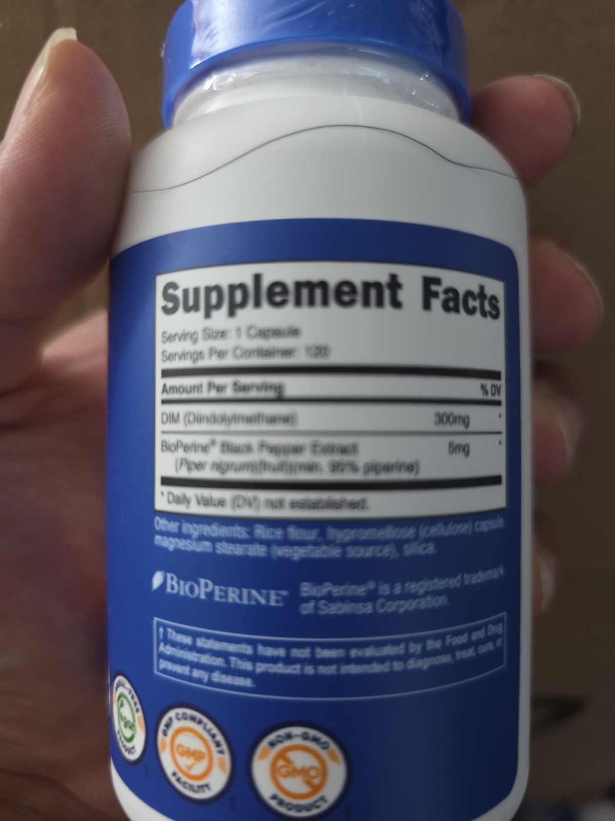 Nutricost DIM (Diindolylmethane) 300mg, 120 Capsules with BioPerine