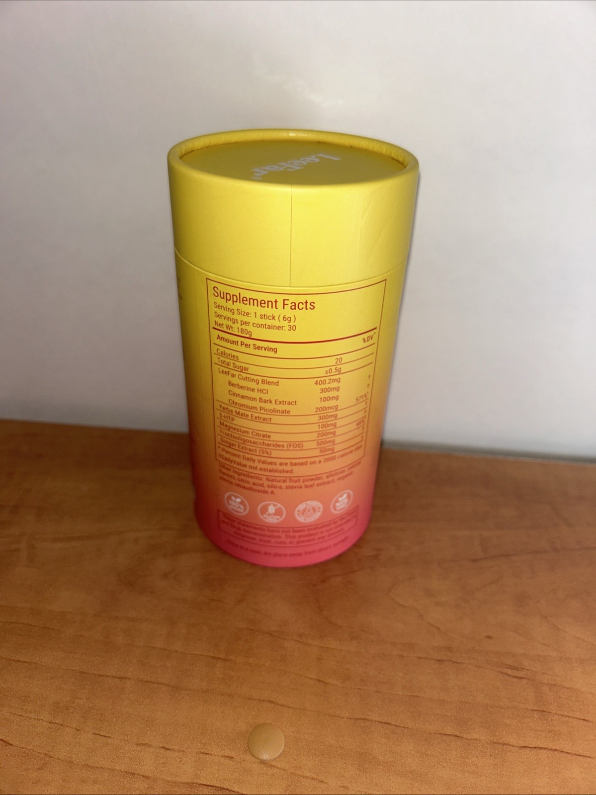Leefar Cutting Drink Mix – Berberine Chromium 5-HTP Yerba Mate & Magnesium