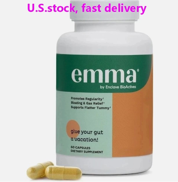 Emma by Enclave BioActives Gut Relief Capsules 60ct Digestive Support Supplement
