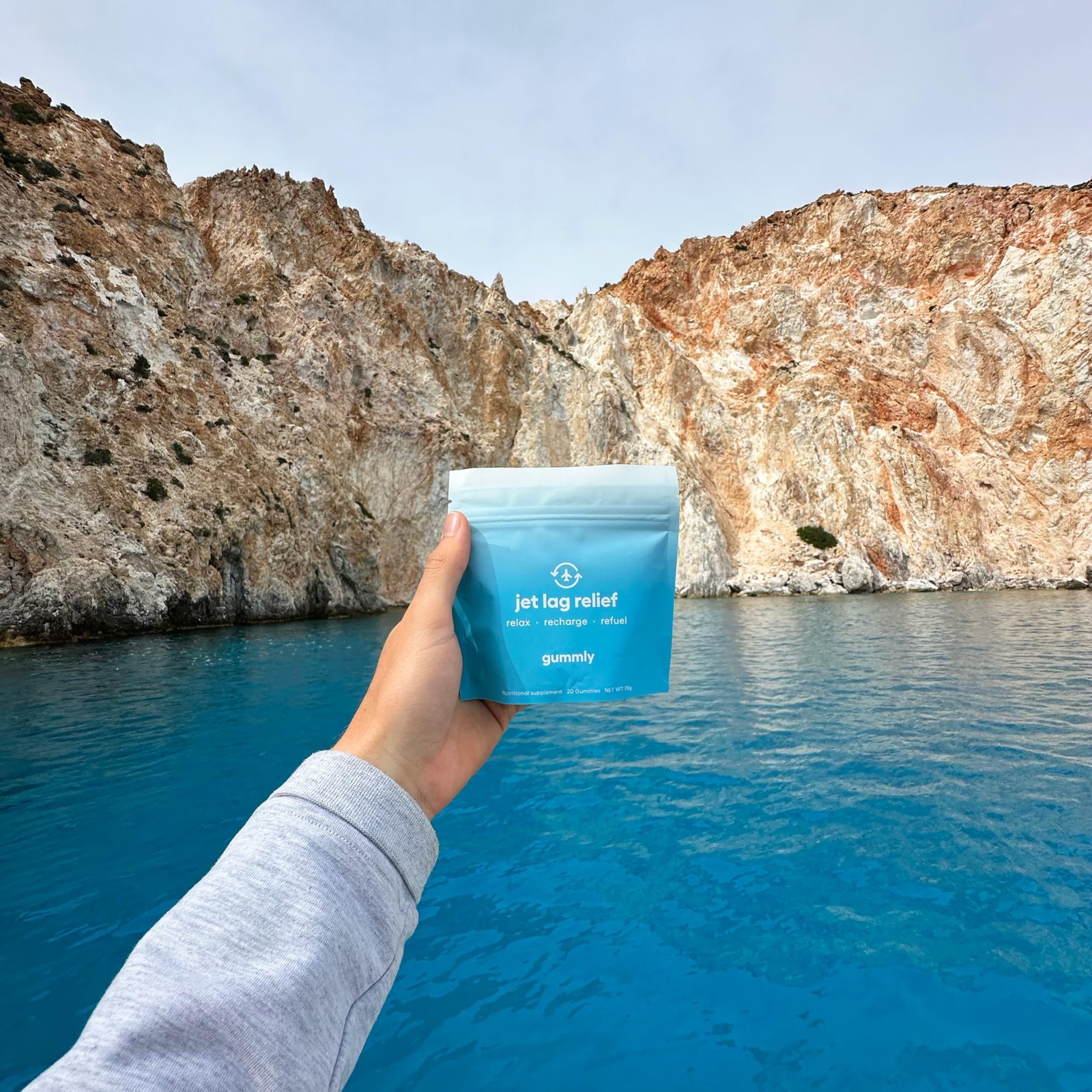 Jet Lag Remedy for Travel Gummies • No Jet Lag Pills Alternative • Travel Ess…
