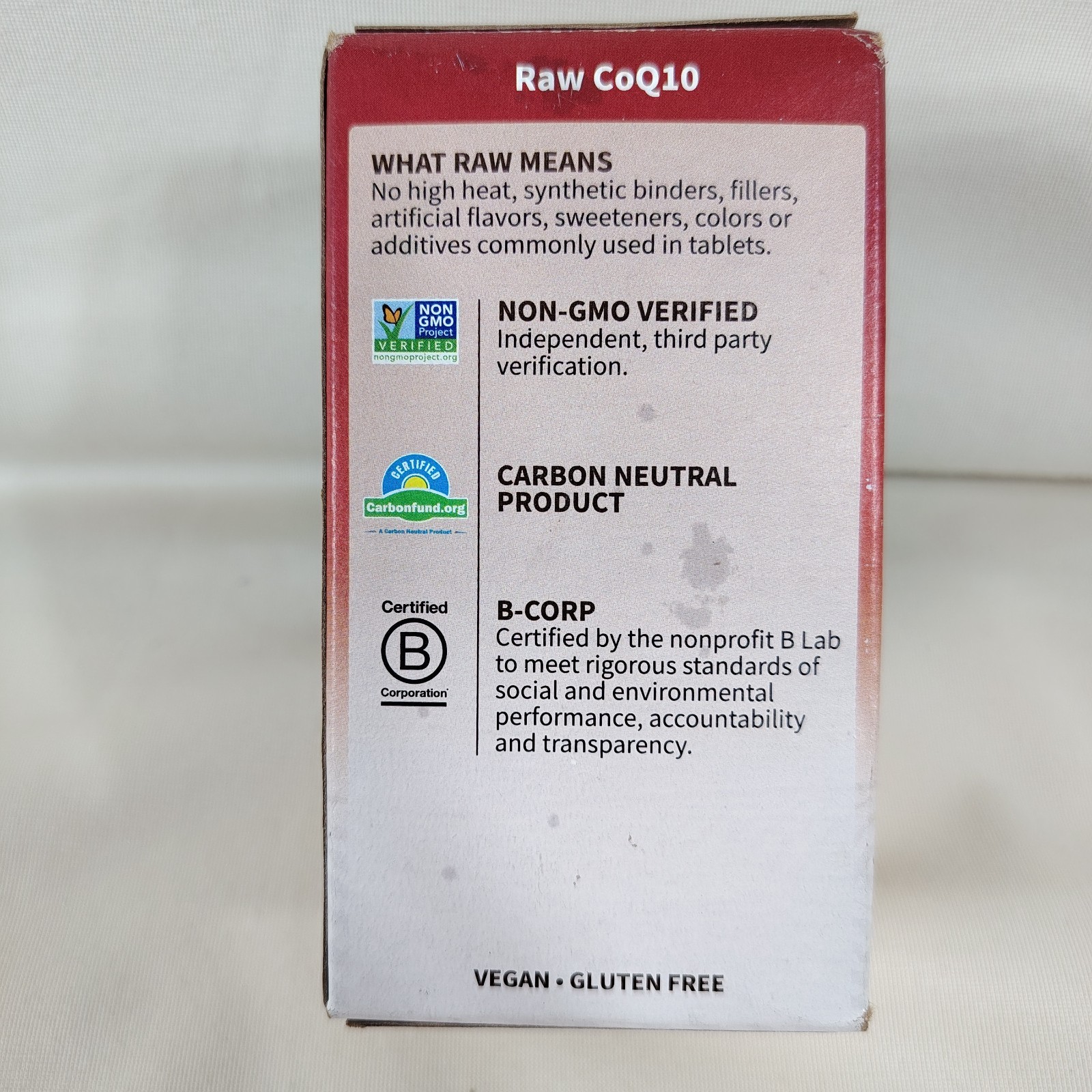 Garden of Life Raw CoQ10 200 mg 60 Vegan Capsules EXP:02/2027