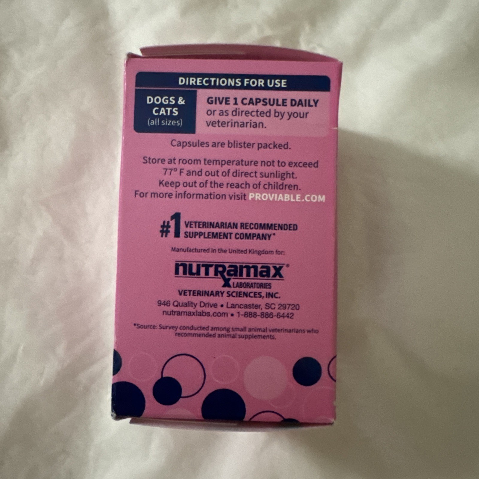 Proviable Digestive Health 80ct Supplement Kit for Cats and Small Dogs