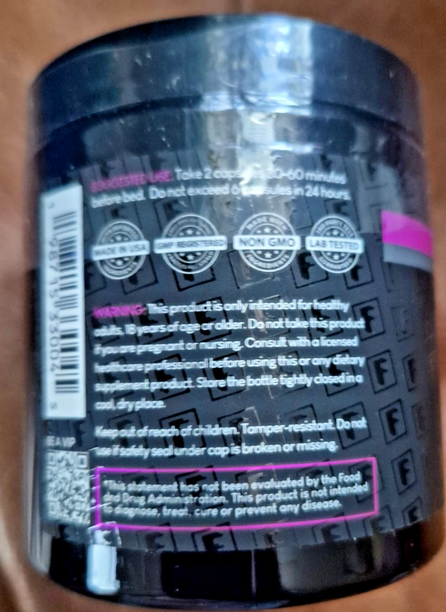Formulation Factory 10-in-1 Natural Sleep Supplement 120 Caps Exp 03/2028 New