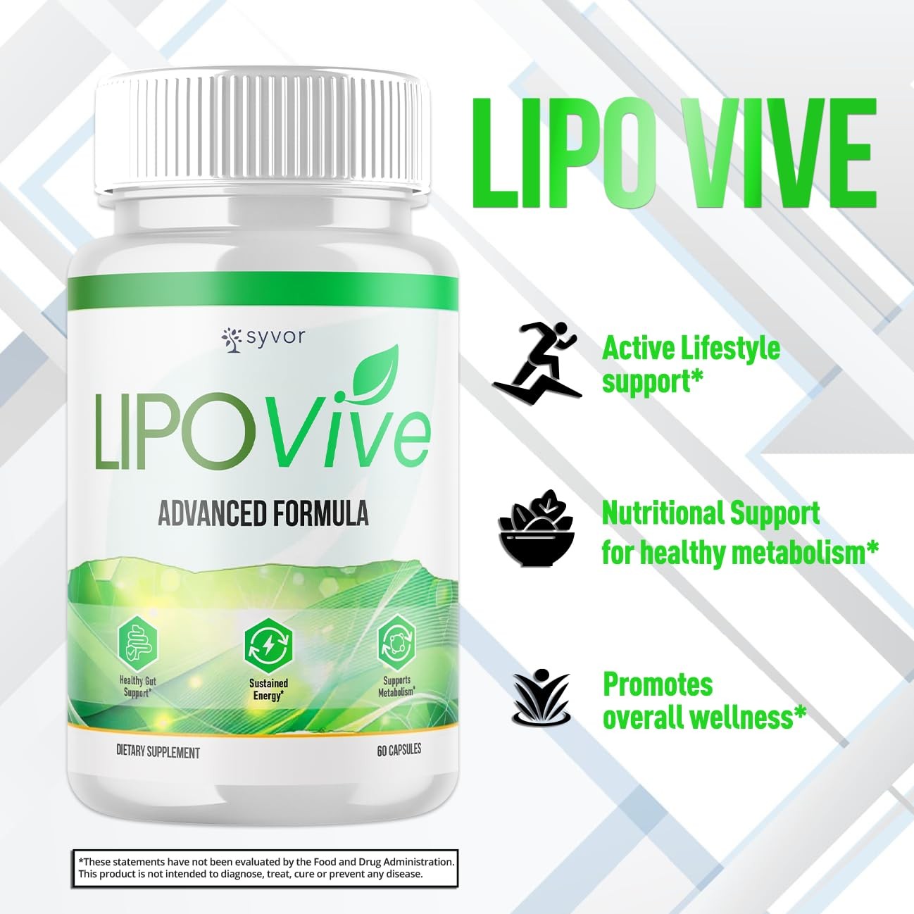 Lipovive Capsules, Official Lipovive Pills with All Natural Ingredients, Adva…