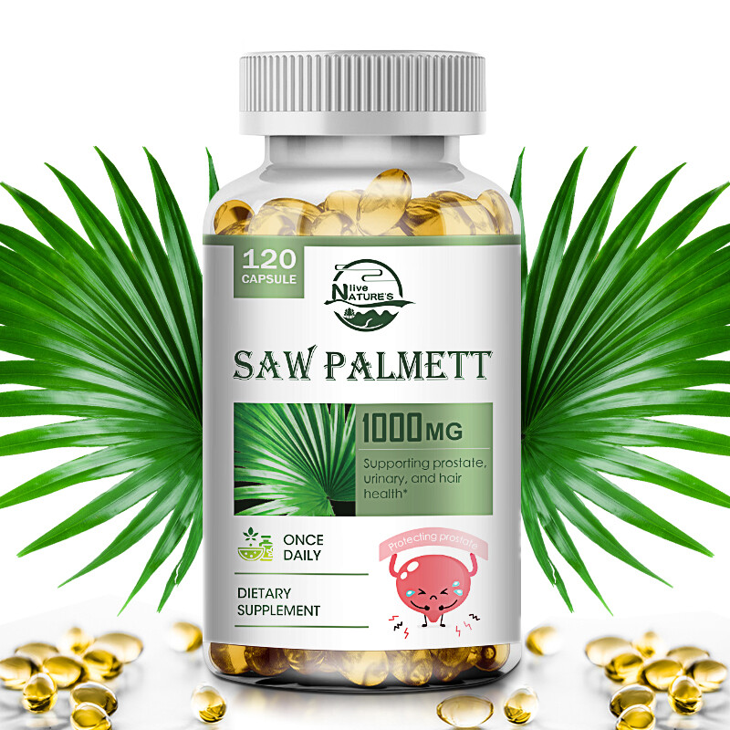 240Caps Saw Palmetto 1000mg – Premium Support Supplement