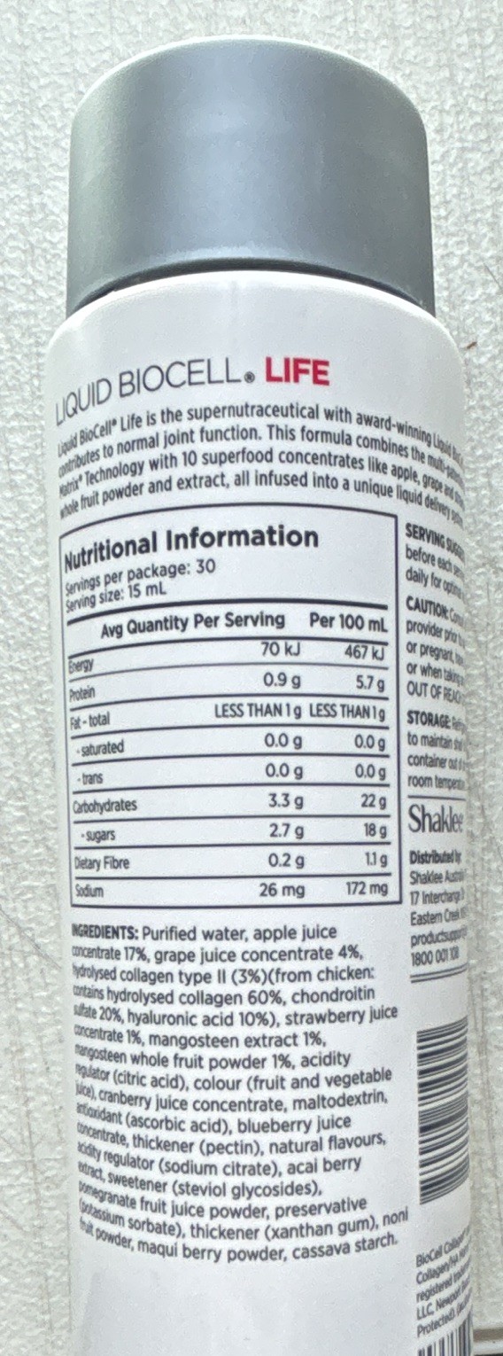 2X Modere Liquid BioCell LIFE Collagen + Hyaluronic Acid Joint & Skin 15.2 fl oz