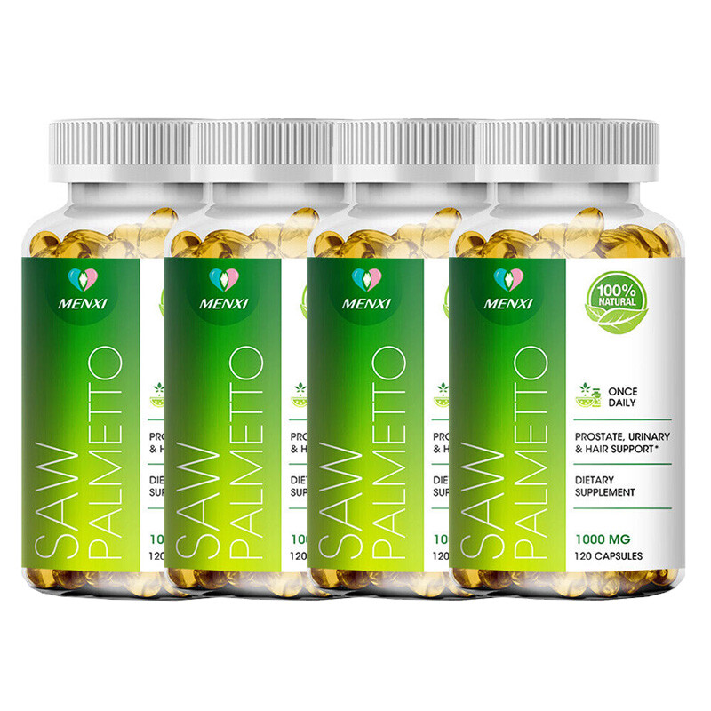 Saw Palmetto Extract 1000mg Prostate Supplement Urinary Men Health 120 Capsules