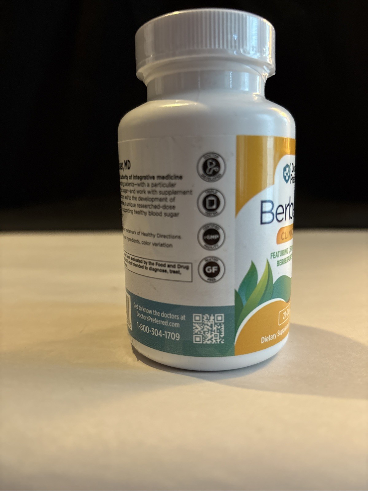 Doctor’s Preferred Berberine Clinical Grade 63 Capsules Exp 02/2026 New Sealed
