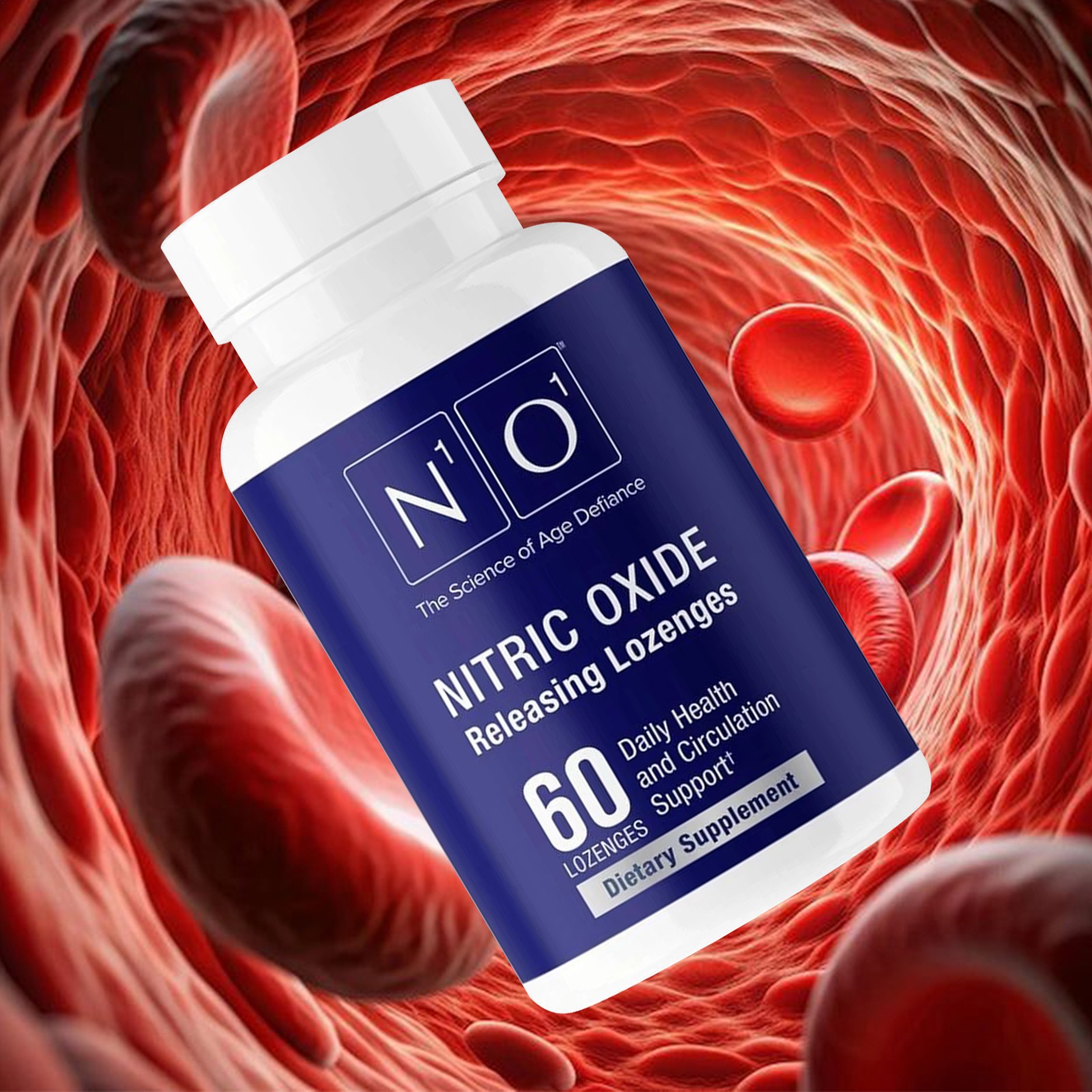 N1O1 Oxide Lozenges 60ct Supplement For Heart Health Circulation Nitric US