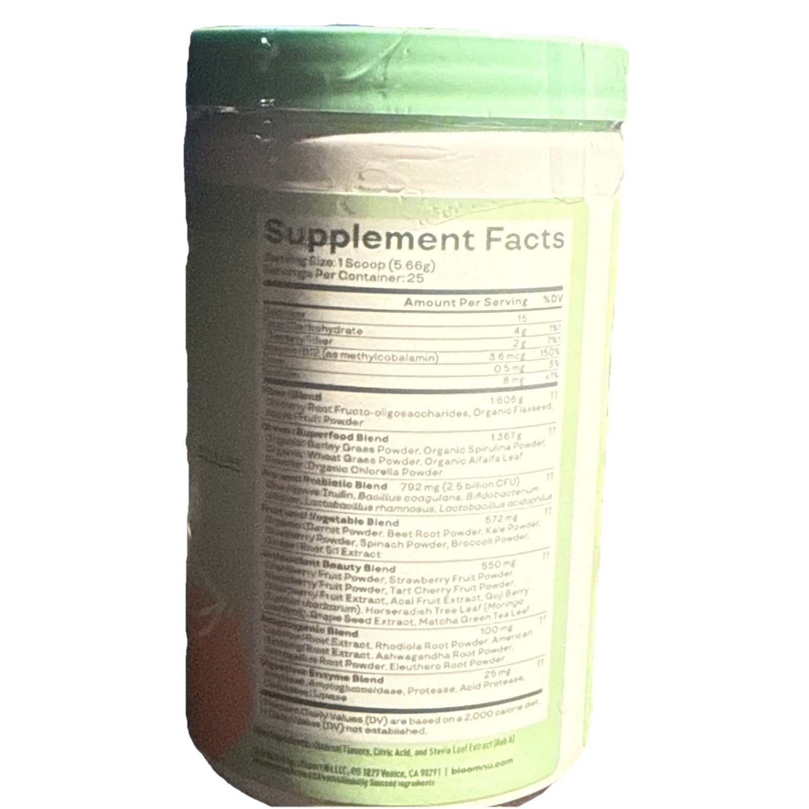 Bloom Greens & Superfoods for Digestion Bloating Energy Mango 4.99 OZ 1/2027