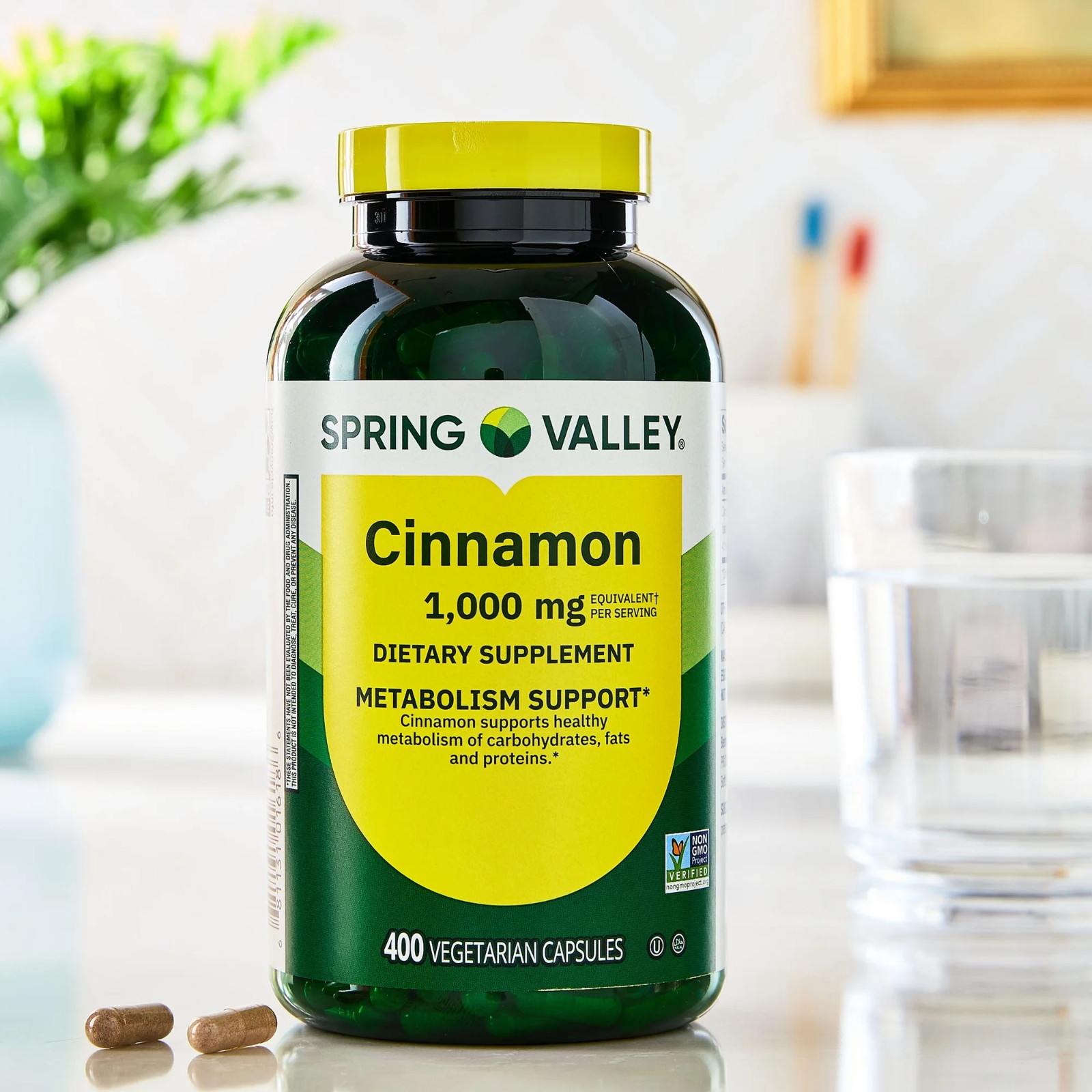 Spring Valley Cinnamon 1000mg Dietary Supplement – 400 Count