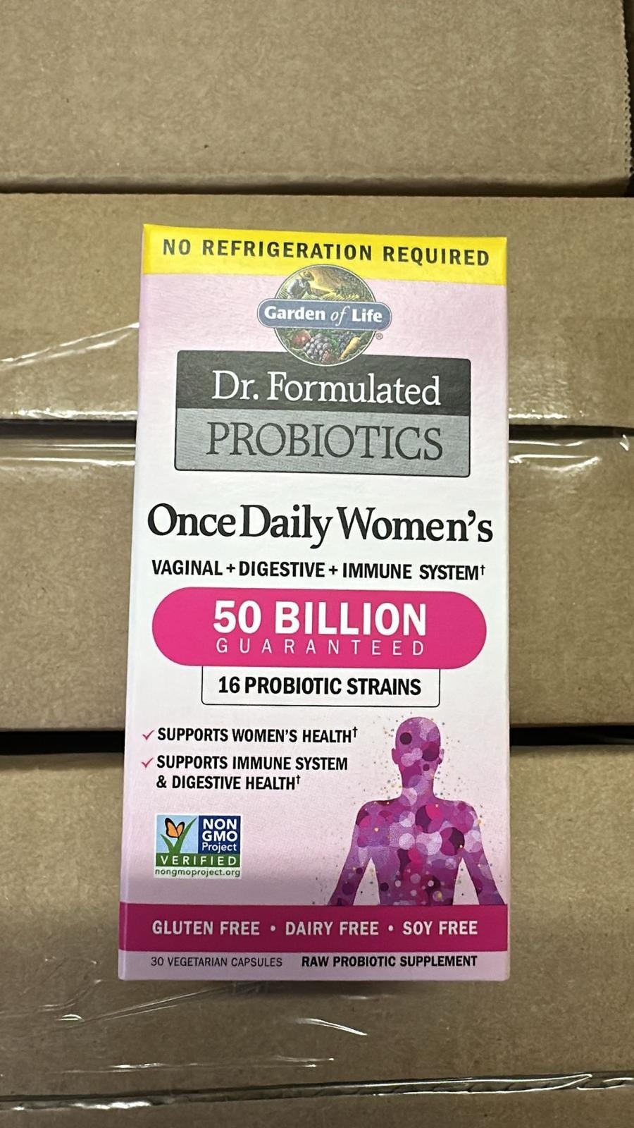 Garden of Life Dr. Formulated Women’s Probiotics – 30 Veg Capsules Exp 9/26