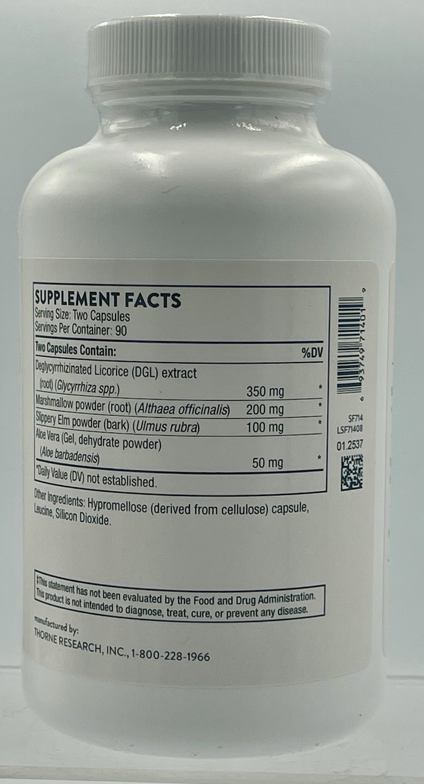 Thorne GI Relief Digestive Health Supplement Bloating Support EXP 05/2028 New
