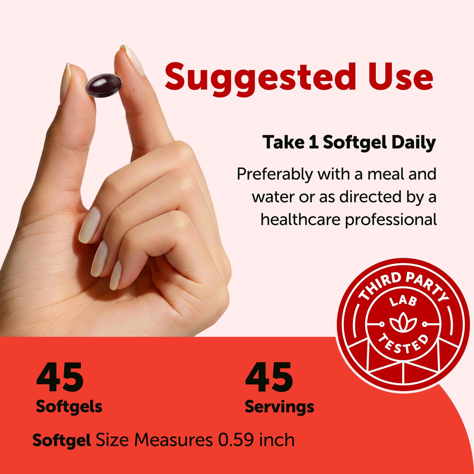 Micro Ingredients Astaxanthin 12mg Per Serving with MCT Oil, 45 Softgels |