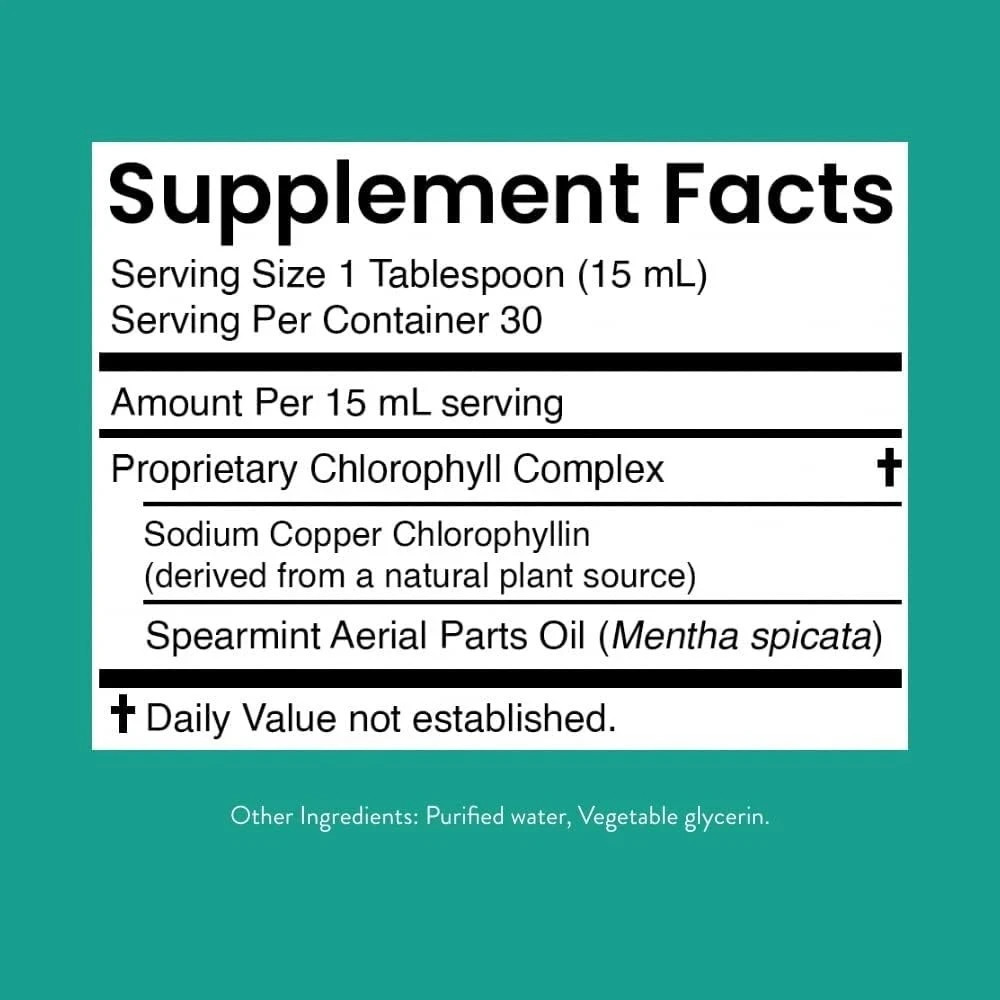 Nature’s Sunshine Liquid Chlorophyll 16 oz Digestive Detox Free Shipping