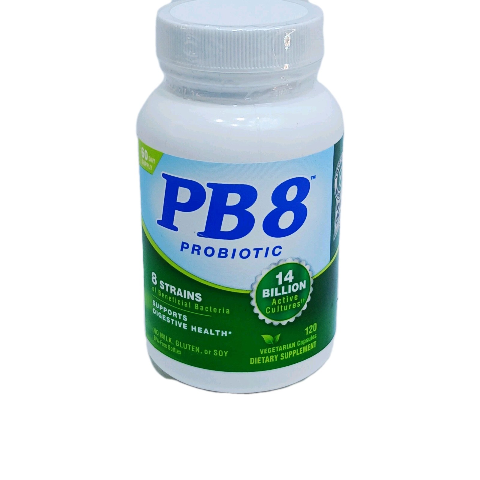 3~ Nutrition Now Pb 8 Pro Biotic Vegetarian Supplement 120 Count. Exp.08/2026