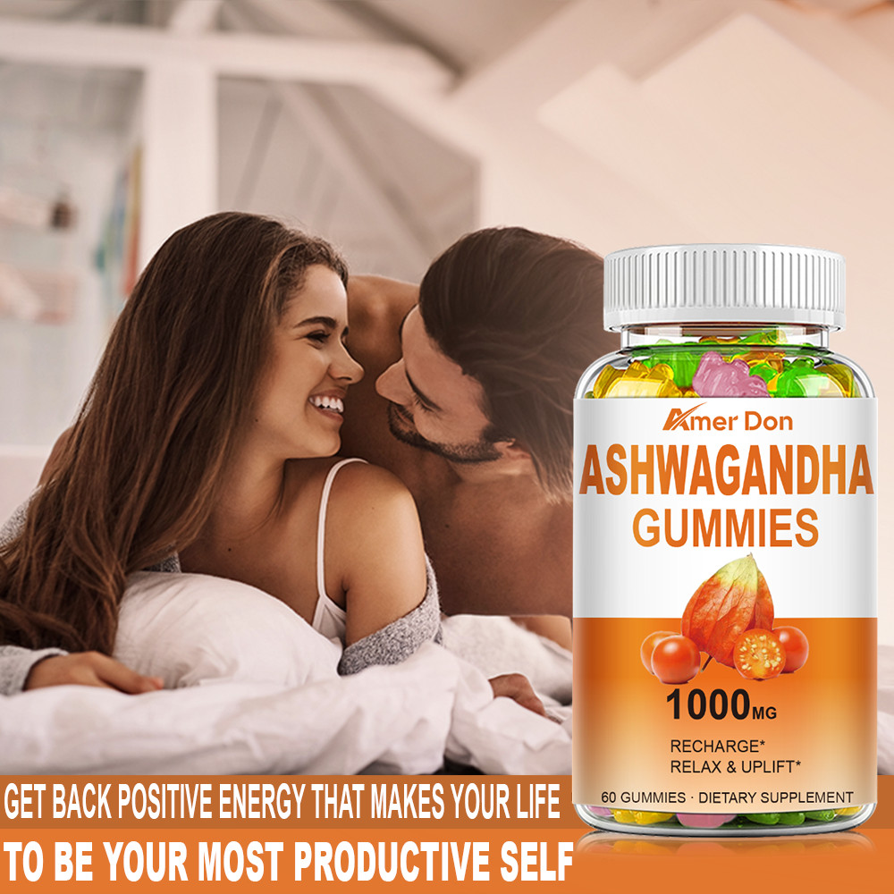 Ashwagandha Gummies, Vegan, KSM 66 Ashwagandha for Stress Support, 60 Count