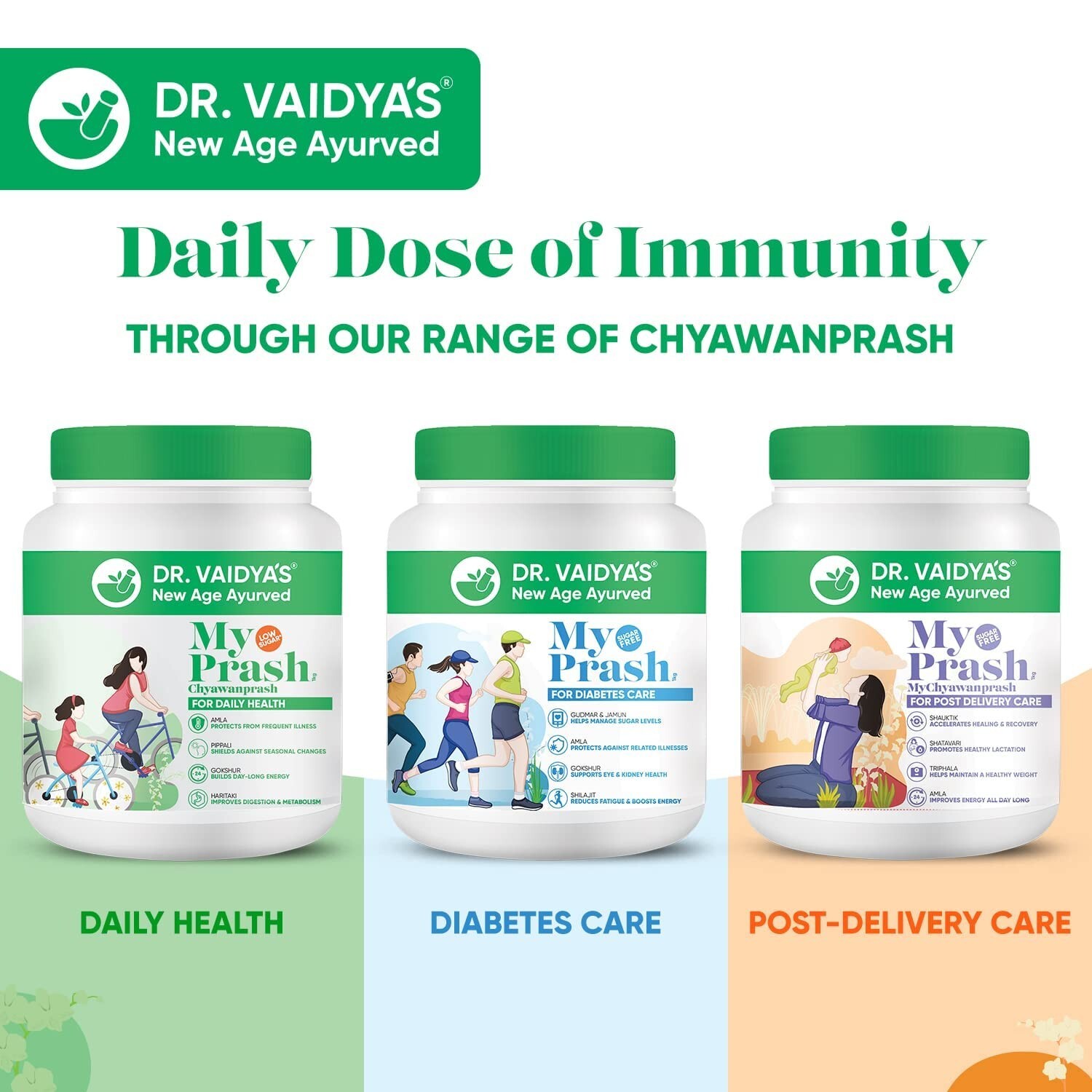 DR. VAIDYA’S My Prash Chyawanprash for Daily Health, Immunity Booster, (500 gm)