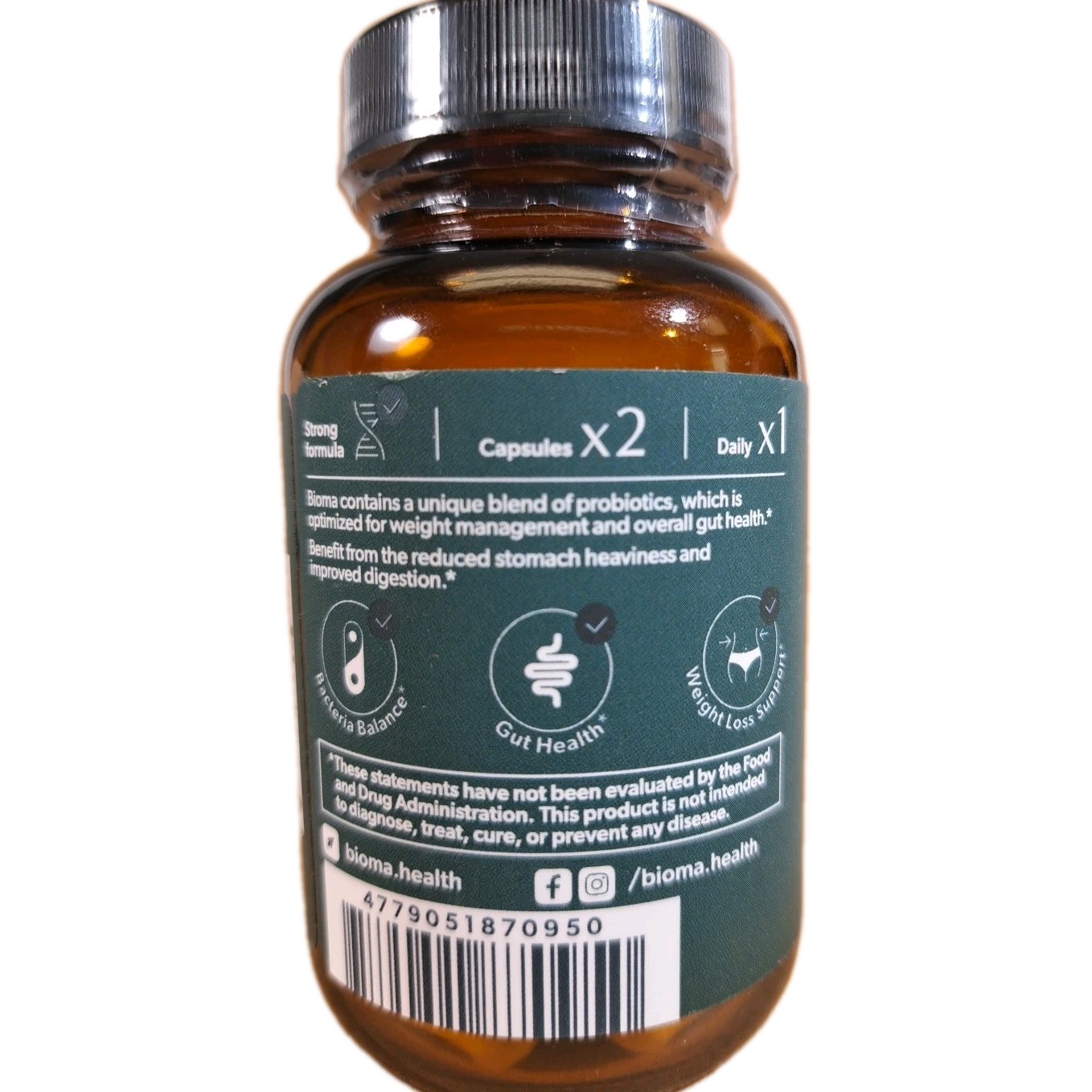 Bioma Probiotics , 60 CAPS EXP :02/ 2027