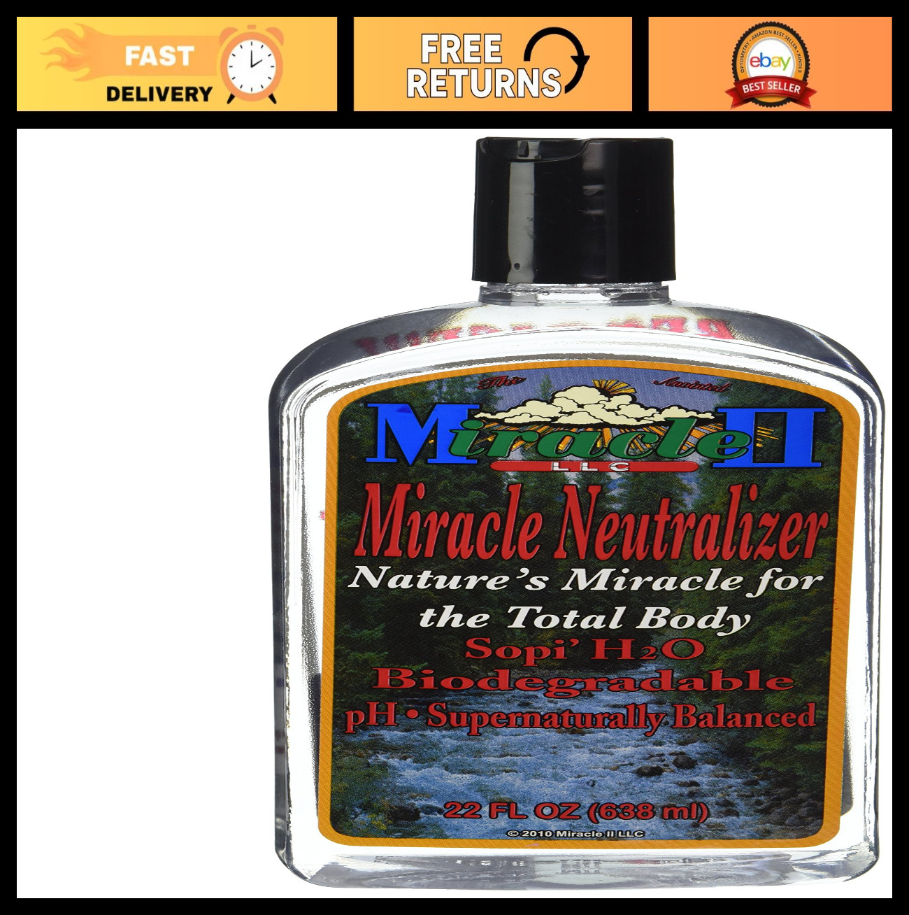 22 Oz pH Neutralizer & Detoxifier – Miracle II Alternative for Health & Wellness