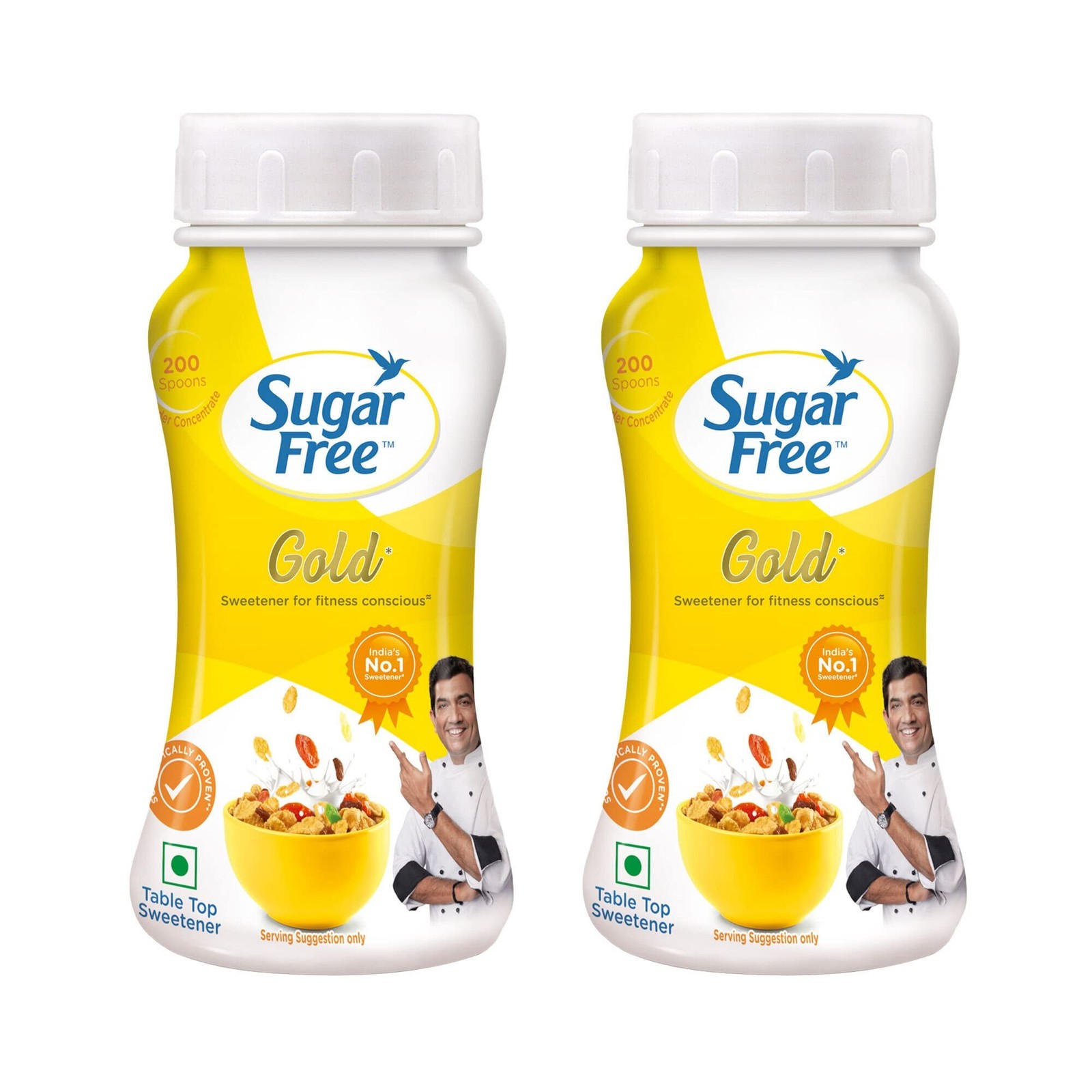 Sugar Free Gold Low Calorie Sweetener – Pack of 2 (100gm x 2), Jar