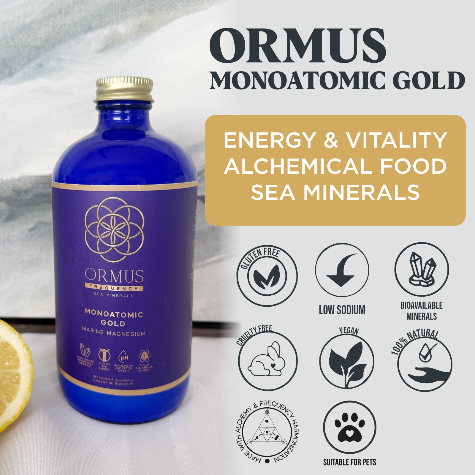 kIT SUPER FOOD⭐️ ORMUS+ZINC SUPPLEMENT+DETOX TABLETS-100%NATURAL W SEA MINERALS