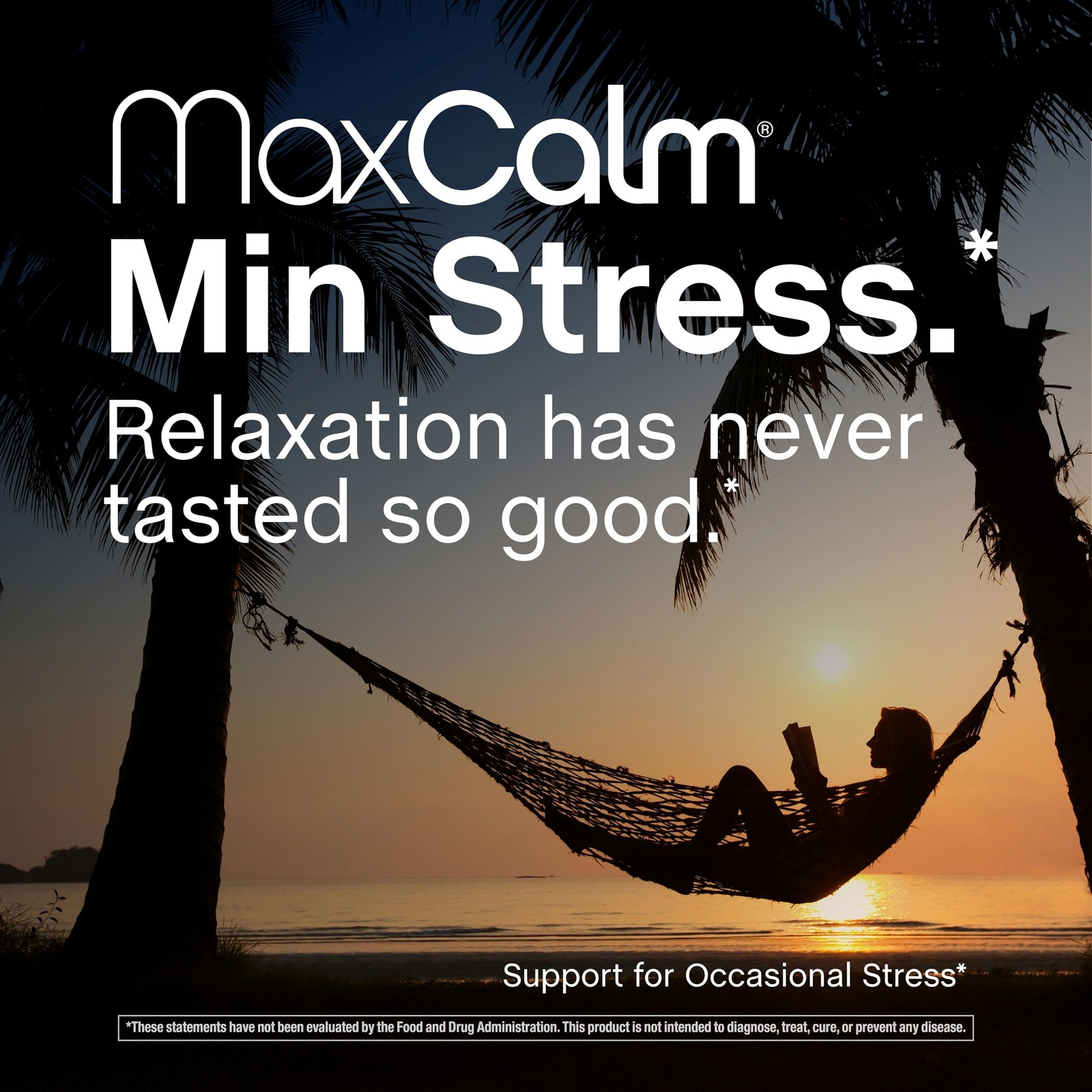 Max Calm Relaxing Drink Mix | Raspberry-Lemonade Flavor | 8 Ounce (Pack of 1)